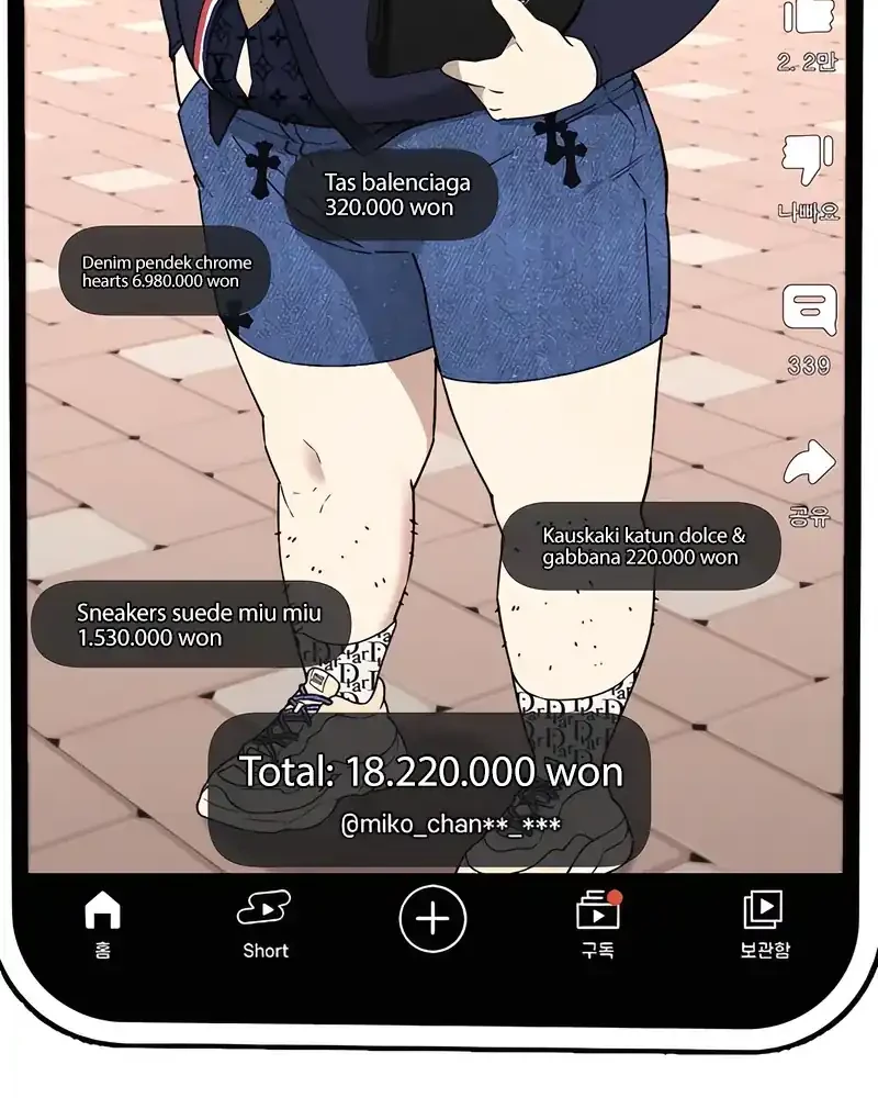 1 Million Won Per Second Chapter 4 page 89