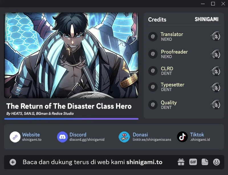 Komik A Disaster-Class Hero Has Returned Chapter 177 gambar 1