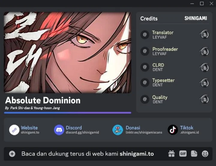 Komik Absolute Dominion Chapter 92 gambar 1