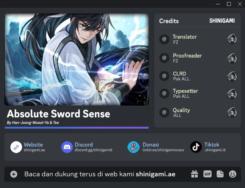 Komik Absolute Sword Sense Chapter 184 gambar 1