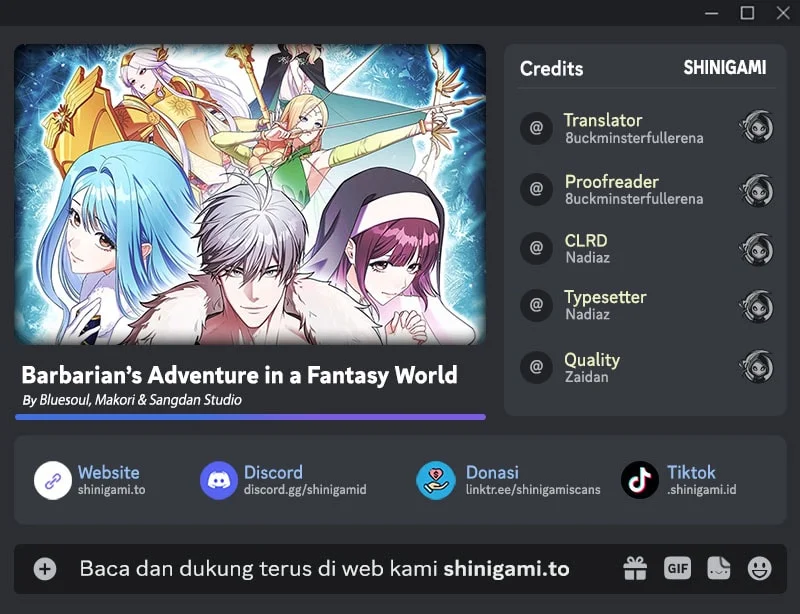 Komik Barbarian’s Adventure In A Fantasy World Chapter 58 gambar 1