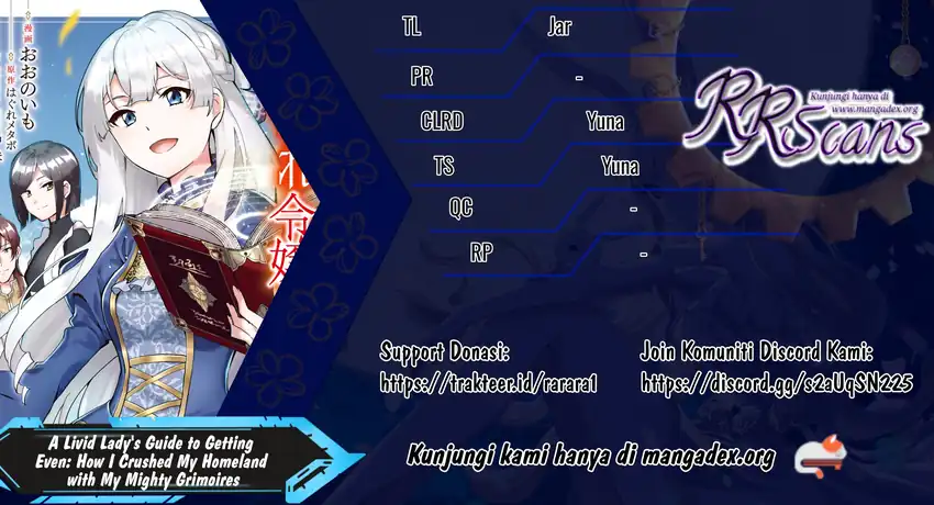 Komik Buchigire Reijou wa Houfuku wo Chikaimashita. ~Madousho no Chikara de Sokoku wo Tataki Tsubushimasu~ Chapter 15 gambar 1