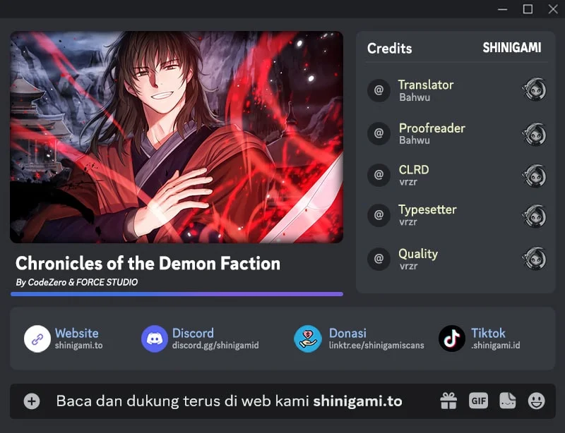 Komik Chronicles of the Demon Faction Chapter 172 gambar 1