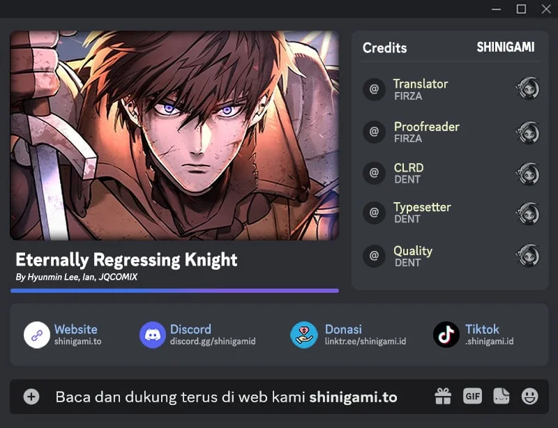 Komik Eternally Regressing Knight Chapter 100 gambar 1