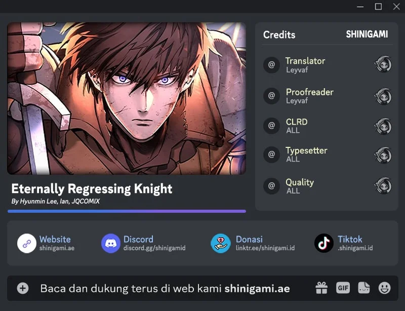 Komik Eternally Regressing Knight Chapter 111 gambar 1