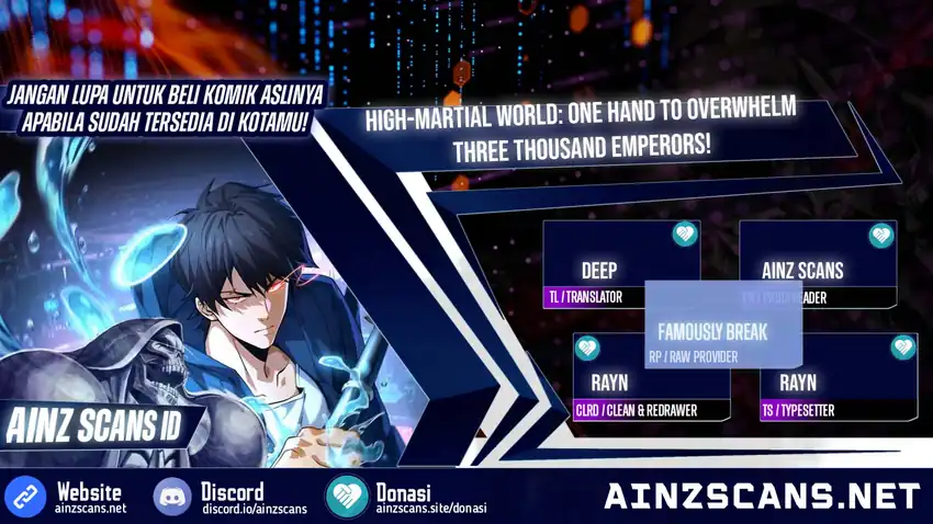 Komik High-Martial World: One Hand to Overwhelm Three Thousand Emperors! Chapter 15 gambar 1