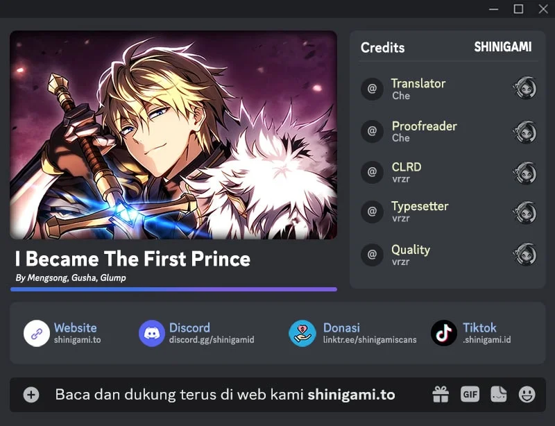 Komik I Became the First Prince: Legend of Sword's Song Chapter 36 gambar 1