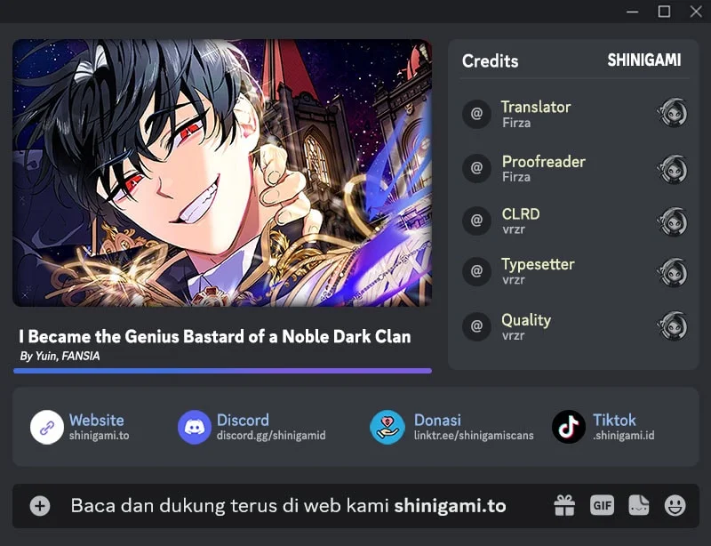 Komik I Became The Genius Bastard Of A Noble Dark Clan Chapter 55 gambar 1