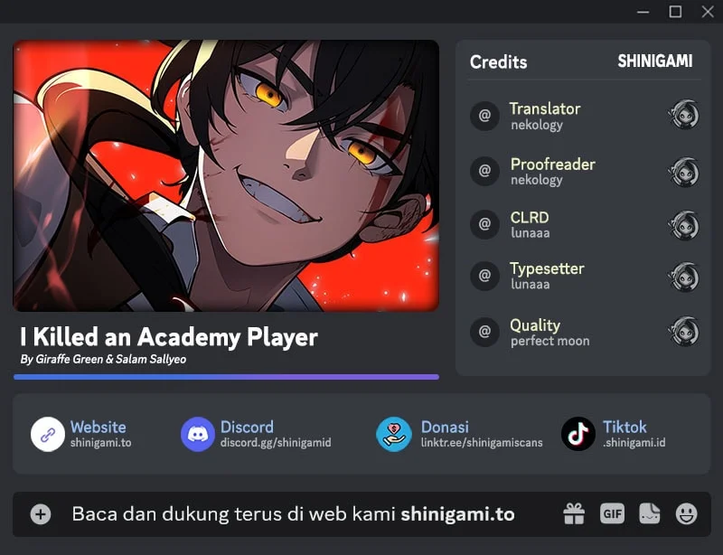 Komik I Killed An Academy Player Chapter 125 gambar 1