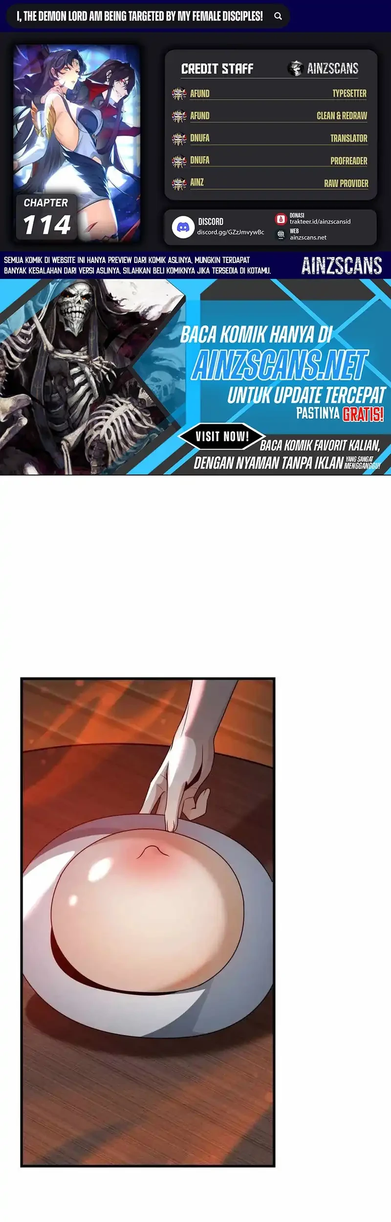 Komik I Love the Demon Lord So Much That Even My Female Disciples Want to Kill Me Chapter 114 gambar 1