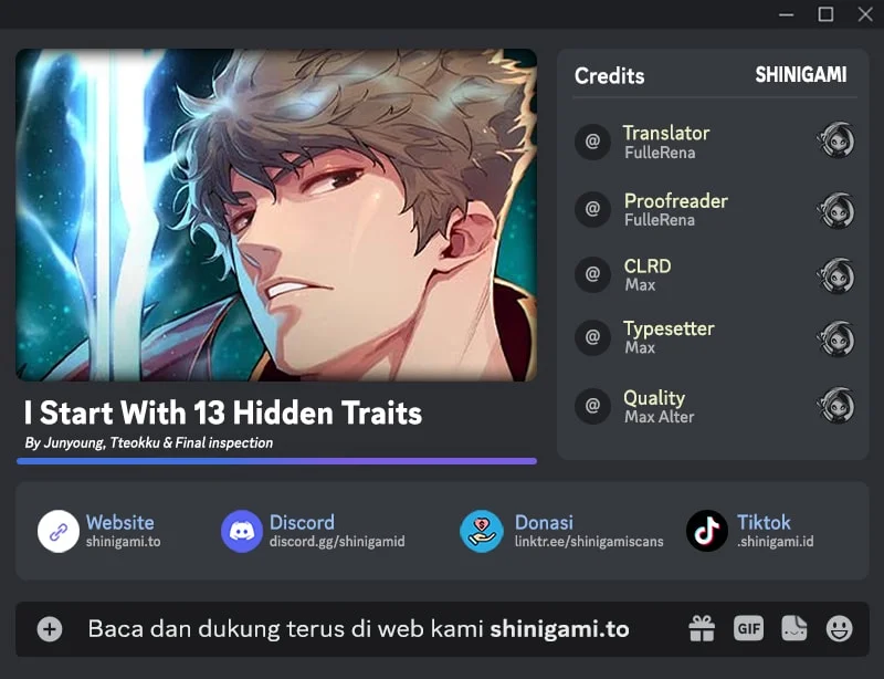 Komik I Start With 13 Hidden Traits Chapter 31 gambar 1