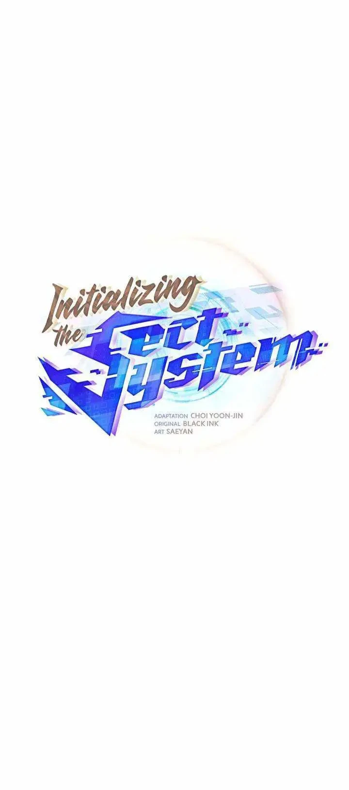 Initializing the Sect System Chapter 28 page 34
