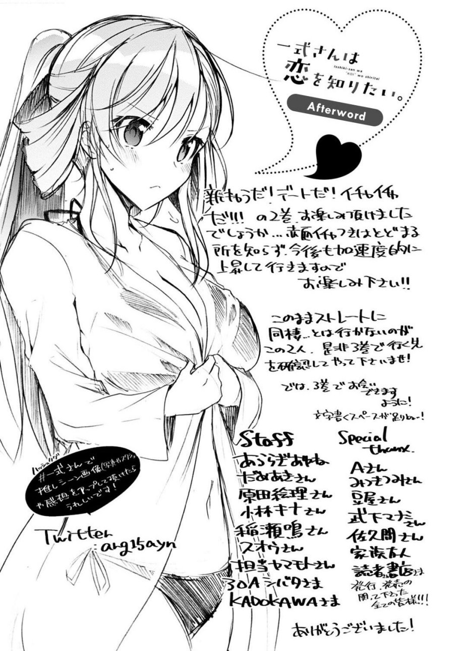 Isshiki-san wa Koi wo Shiritai Chapter 11.5 page 16