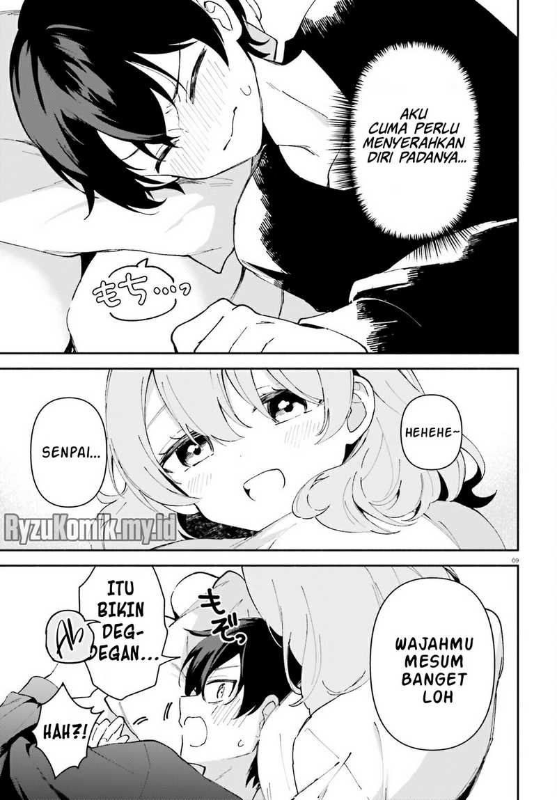 “Issho ni Netaindesu yo Ne, Senpai?” to Amaku Sasayakarete Kon’ya mo Nemurenai Chapter 3 page 9