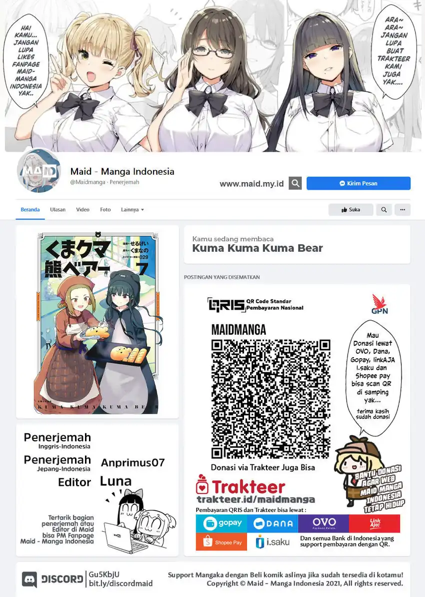 Manga Kuma Kuma Kuma Bear Chapter 110 gambar 2