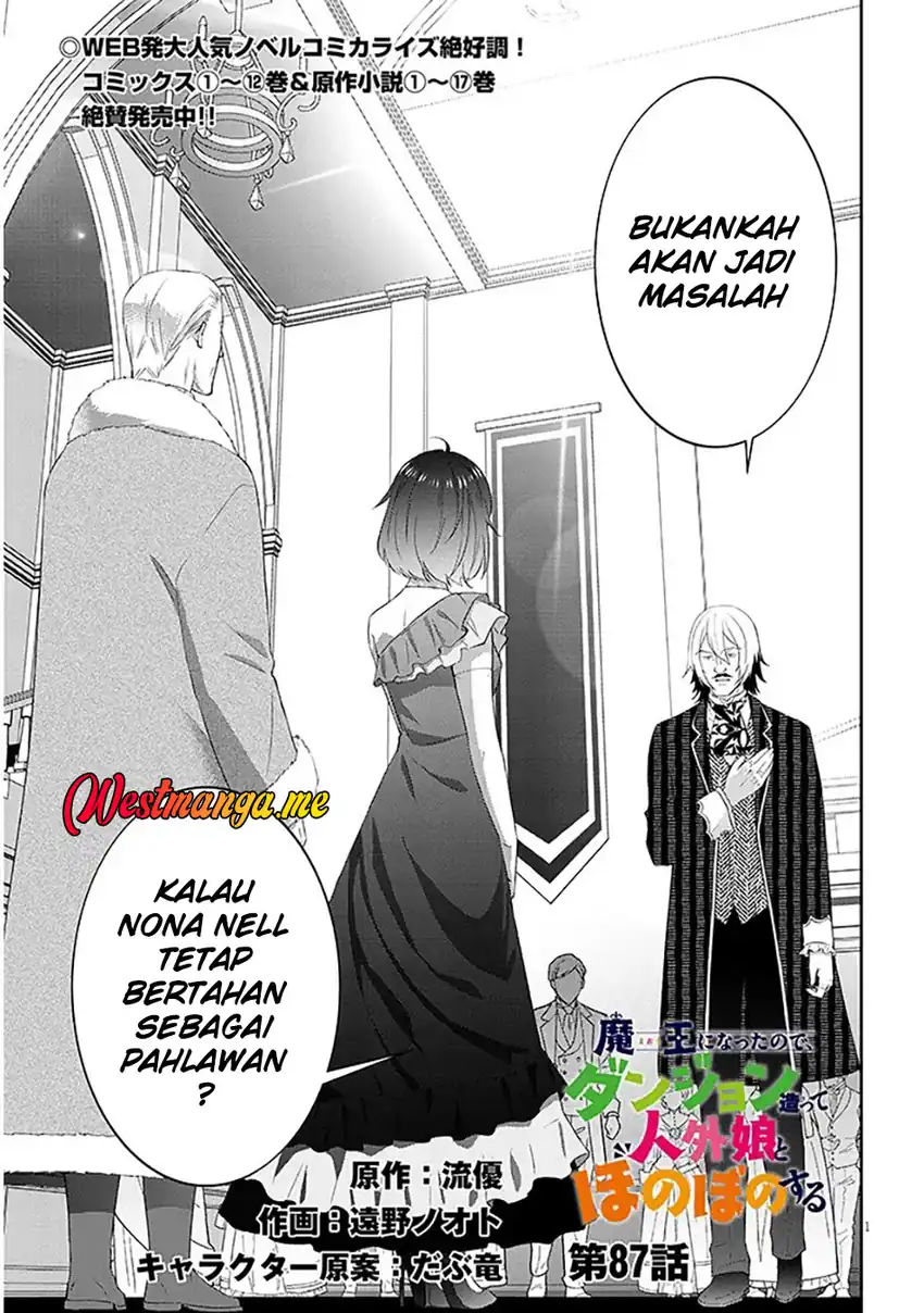 Manga Maou ni Natta node, Dungeon Tsukutte Jingai Musume to Honobono suru Chapter 87.1 gambar 2