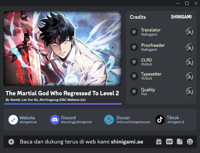Komik Martial God Regressed to Level 2 Chapter 117 gambar 1