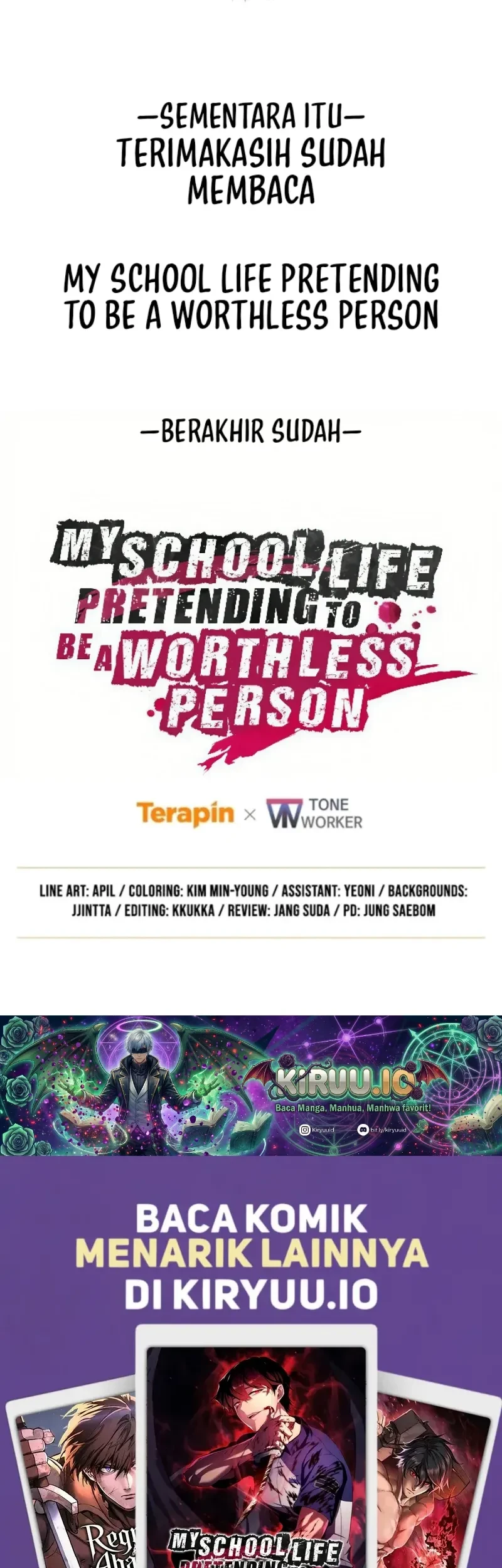 My School Life Pretending to Be a Worthless Person Chapter 153 page 71