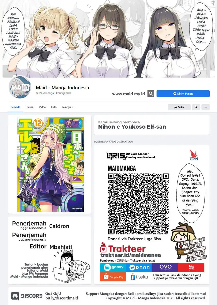 Manga Nihon e Youkoso Elf-san Chapter 67 gambar 2