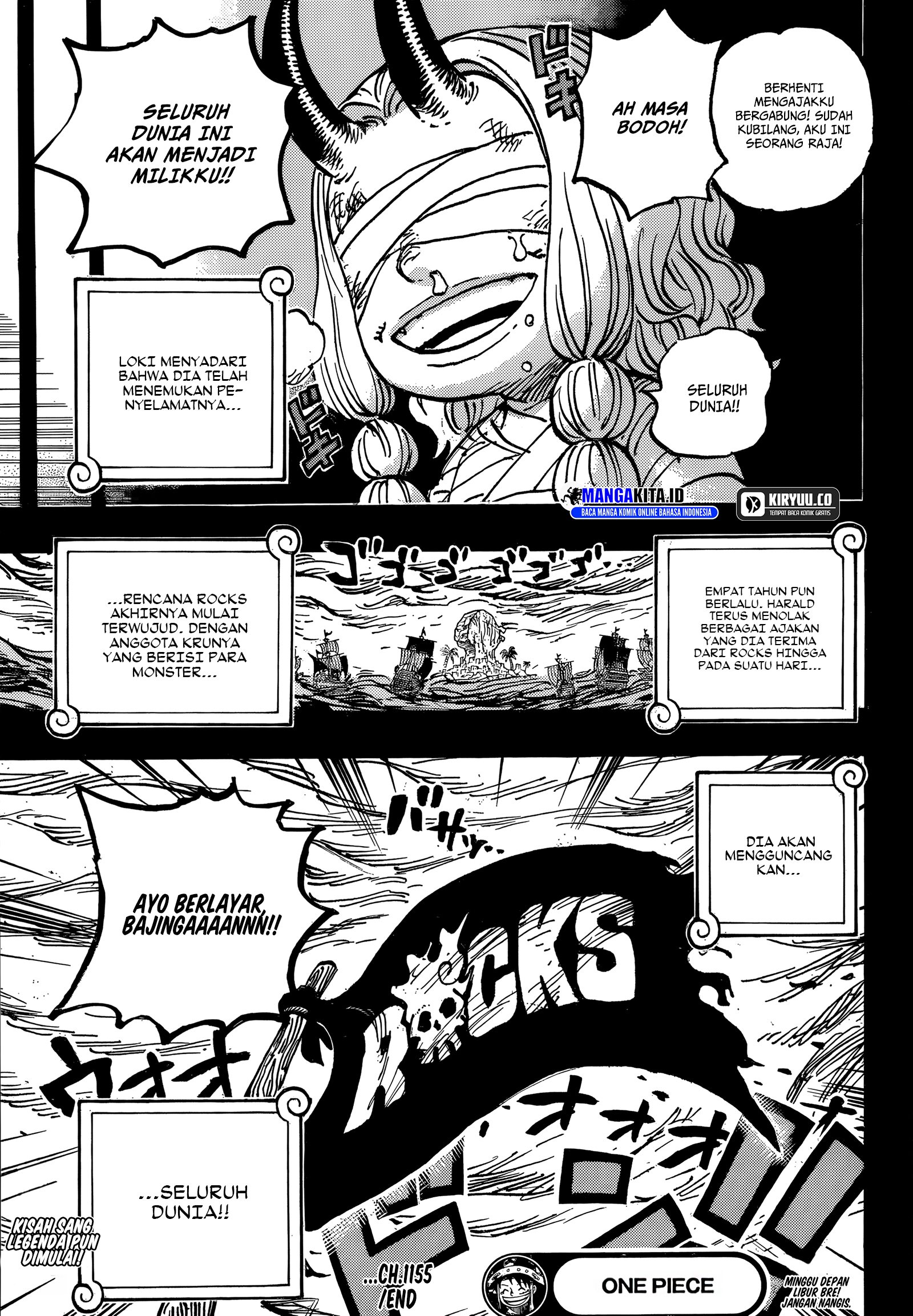 One Piece Chapter 1155 page 14