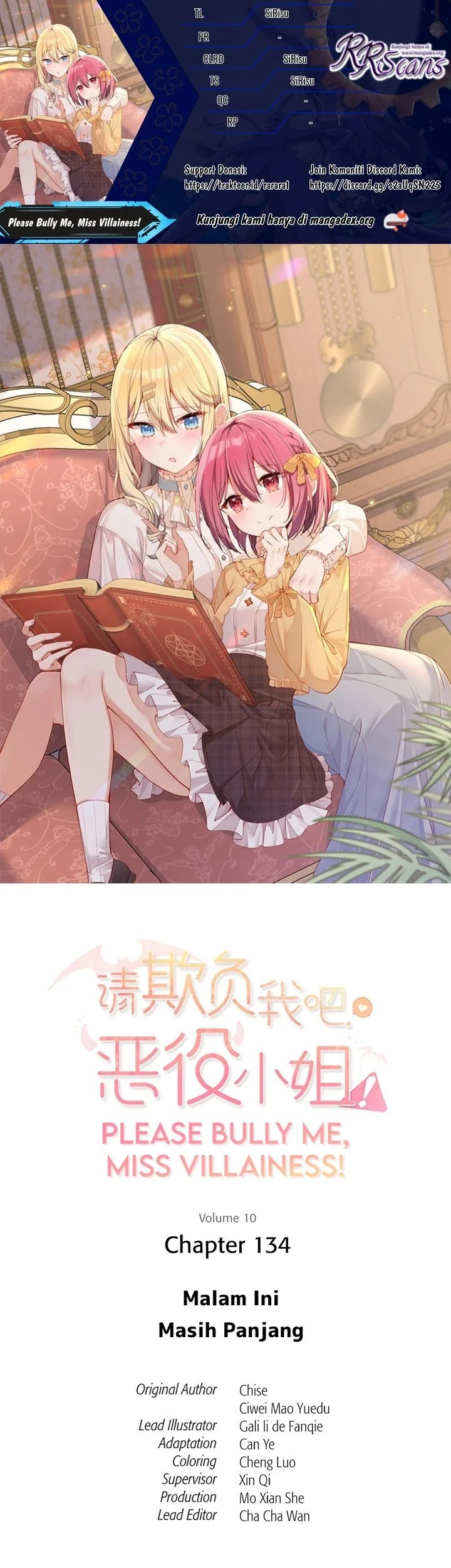 Komik Please Bully Me, Miss Villainess! Chapter 134 gambar 1