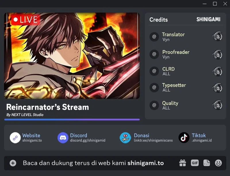 Komik Reincarnator’s Stream Chapter 51 gambar 1