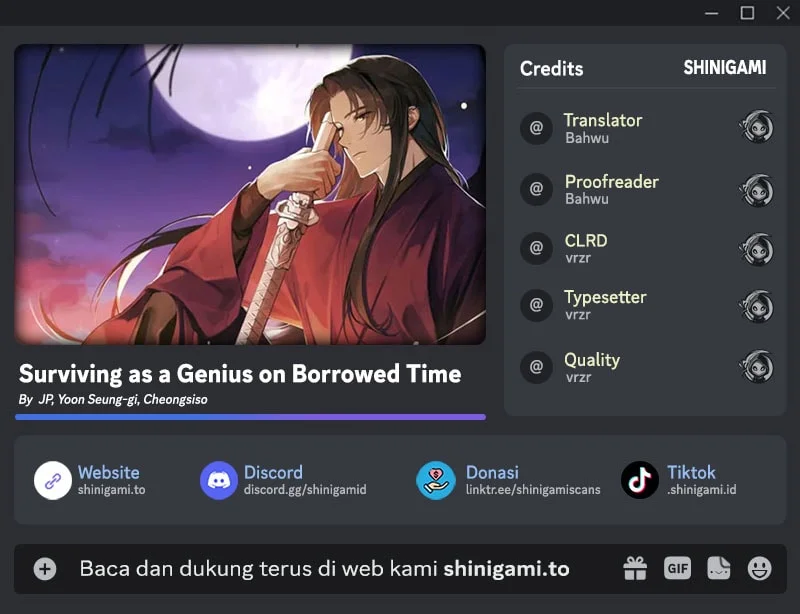 Komik Surviving as a Genius on Borrowed Time Chapter 69 gambar 1