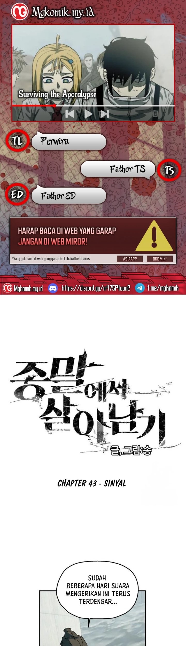 Komik Surviving the Apocalypse Chapter 43 gambar 1
