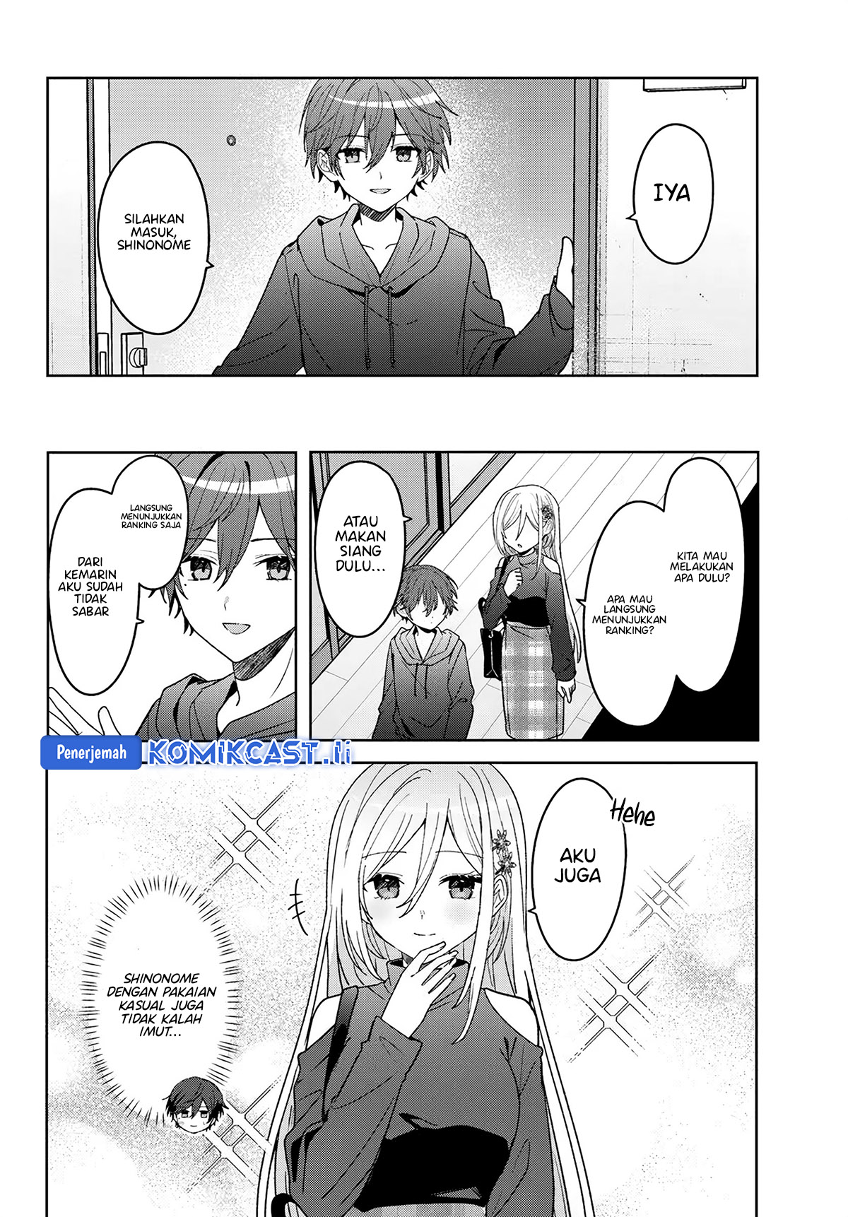Manga Takou no Hiki wo Tasuketara, Otomodachi kara Hajimeru Koto ni narimashita (After Helping “Ice Princess” from Another School, I Decided to Start As a Friend) Chapter 10.1 gambar 2