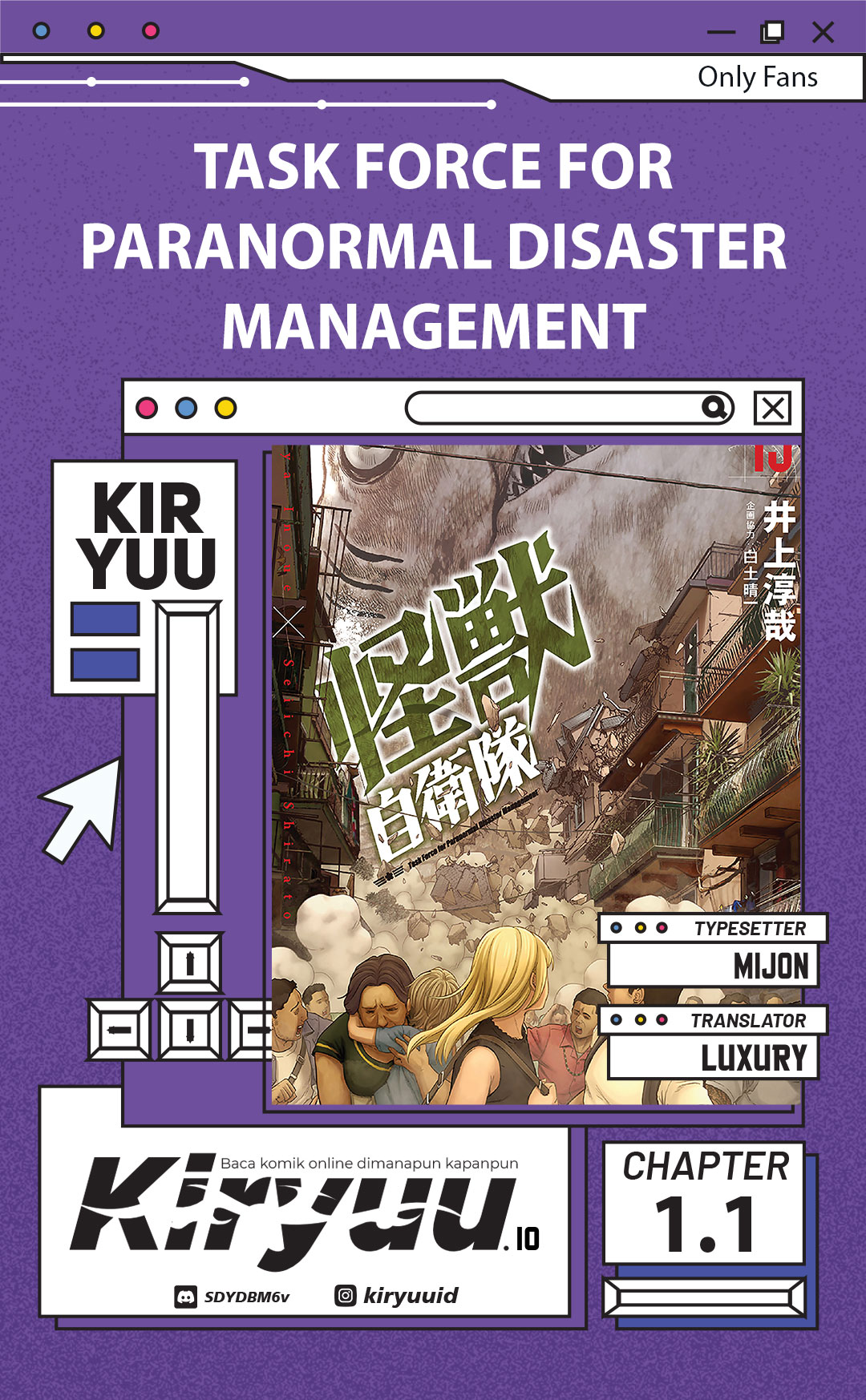 Komik Task Force for Paranormal Disaster Management Chapter 1.1 gambar 1