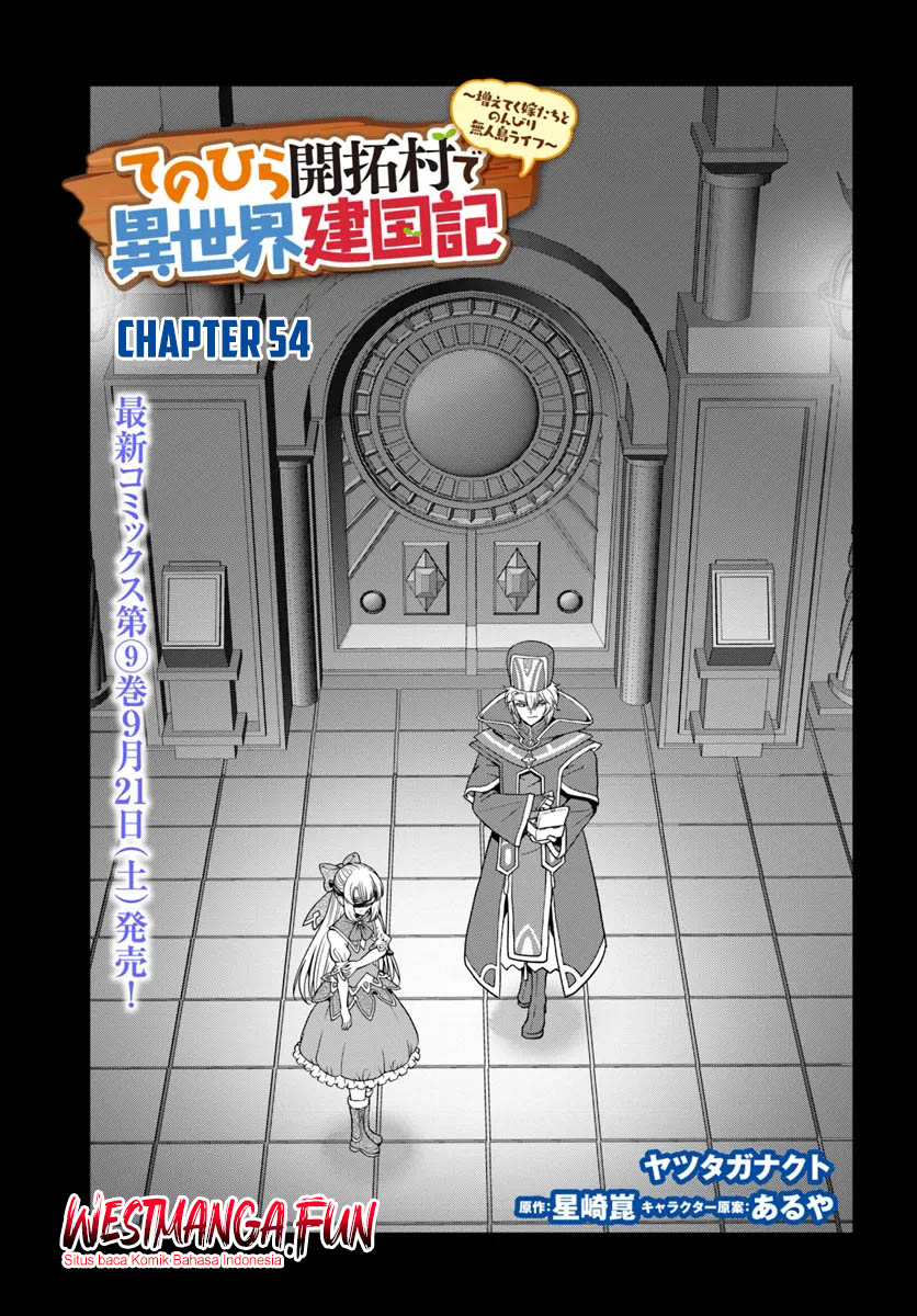 Manga Tenohira Kaitakumura de Isekai Kenkouki ~Fueteku Yome-tachi to Nonbiri Mujintou Raifu~ Chapter 54 gambar 2