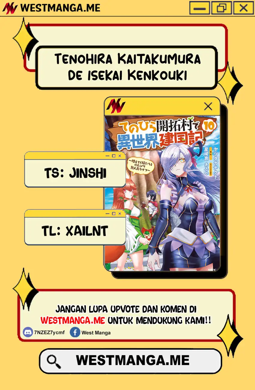 Tenohira Kaitakumura de Isekai Kenkouki ~Fueteku Yome-tachi to Nonbiri Mujintou Raifu~ Chapter 63 Gambar 3