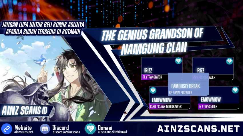 Komik The Genius Grandson of Namgung Clan Chapter 1 gambar 1