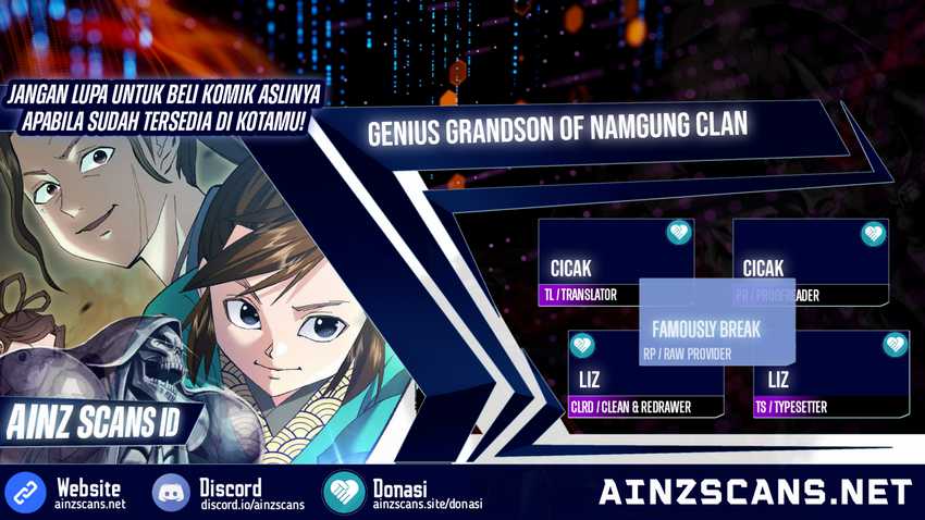 Komik The Genius Grandson of Namgung Clan Chapter 45 gambar 1