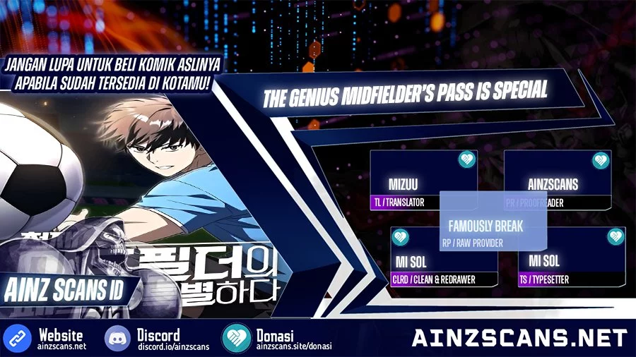 Komik The Genius Midfielder’s Pass Is Special Chapter 25 gambar 1