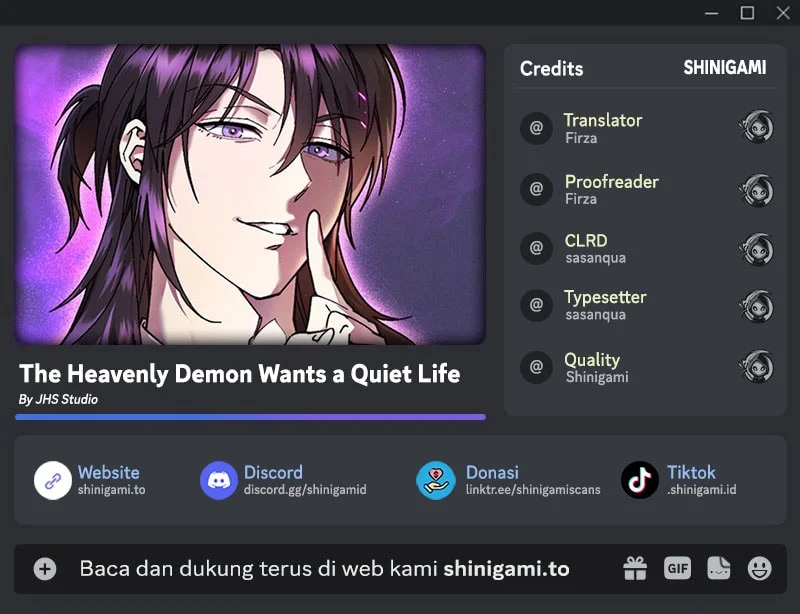 Komik The Heavenly Demon Wants A Quiet Life Chapter 82 gambar 1