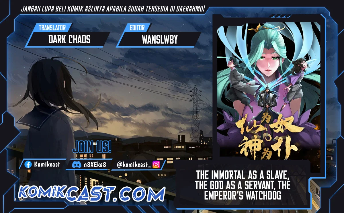 Komik The Immortal as a Slave, the God as a Servant, the Emperor’s Watchdog Chapter 15 gambar 1