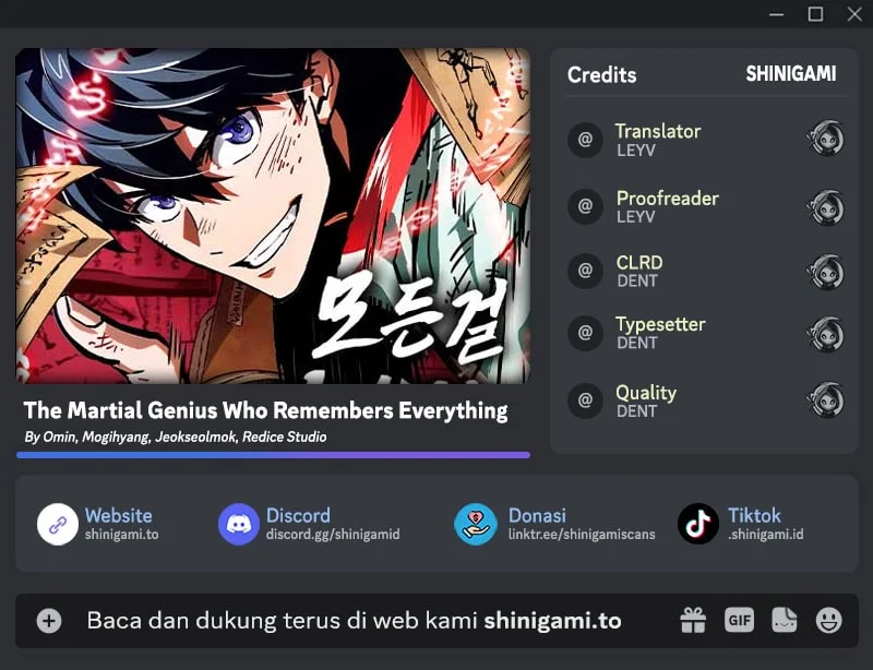 Komik The Martial Genius Who Remembers Everything Chapter 8 gambar 1