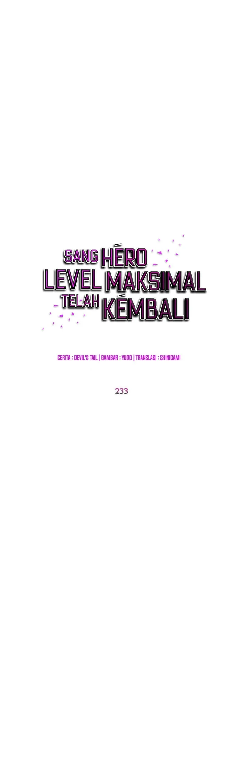 The MAX leveled hero will return! Chapter 233 page 10