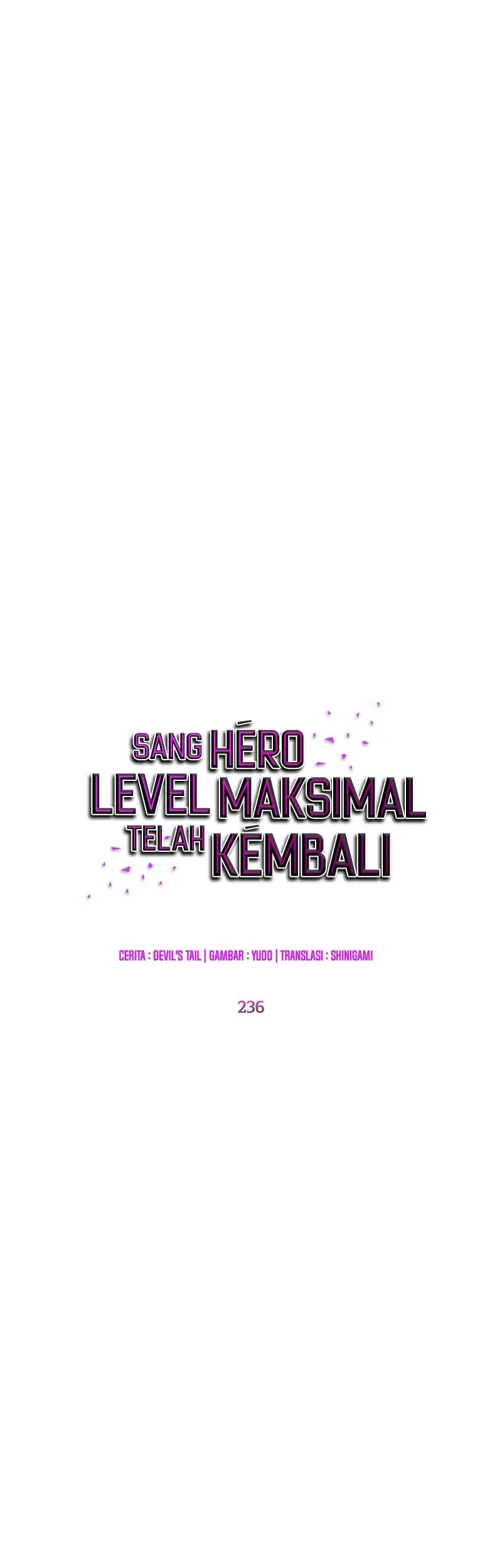The MAX leveled hero will return! Chapter 236 page 9