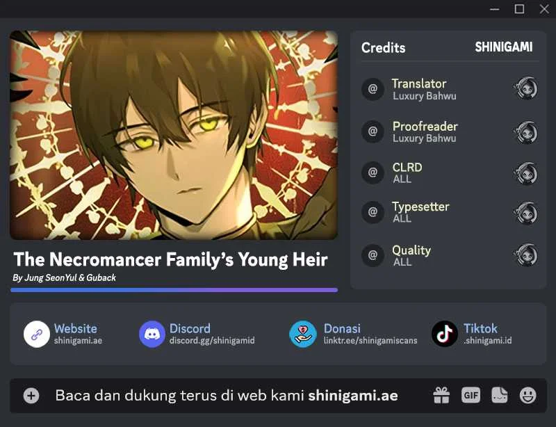 Komik The Necromancer Family’s Young Heir Chapter 14 gambar 1