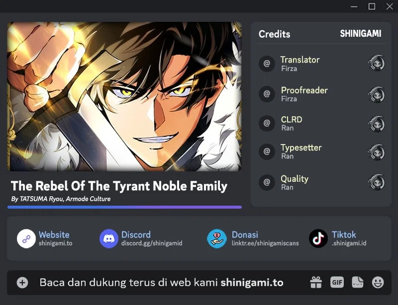Komik The Rebel Of The Tyrant Noble Family Chapter 23 gambar 1
