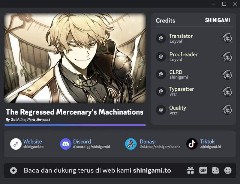 Komik The Regressed Mercenary’s Machinations Chapter 90 gambar 1