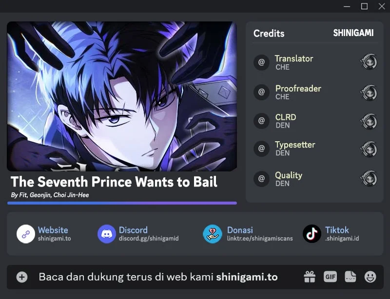 Komik The Seventh Prince Wants to Bail Chapter 11 gambar 1