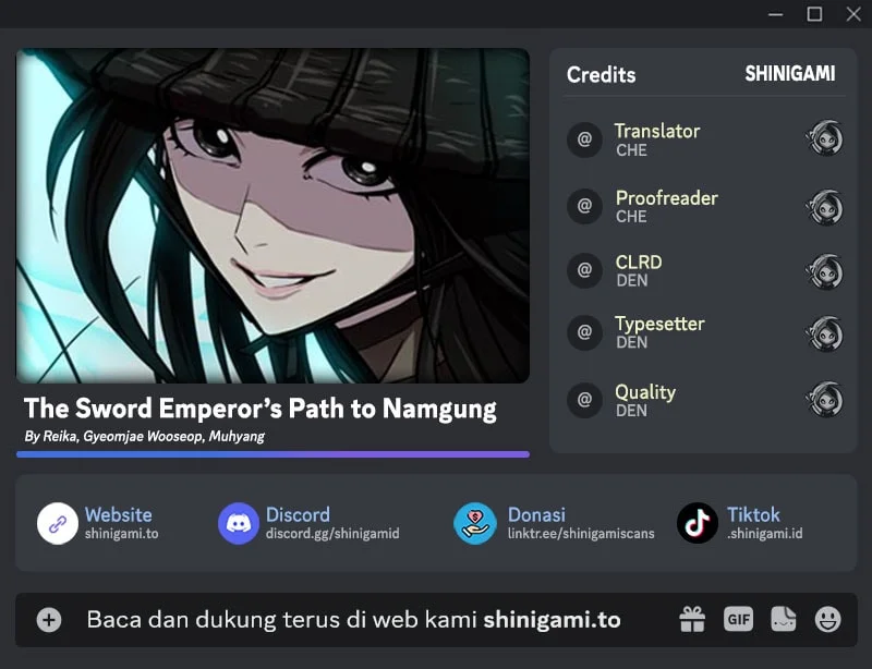 Komik The Sword Emperor’s Path To Namgung Chapter 16 gambar 1