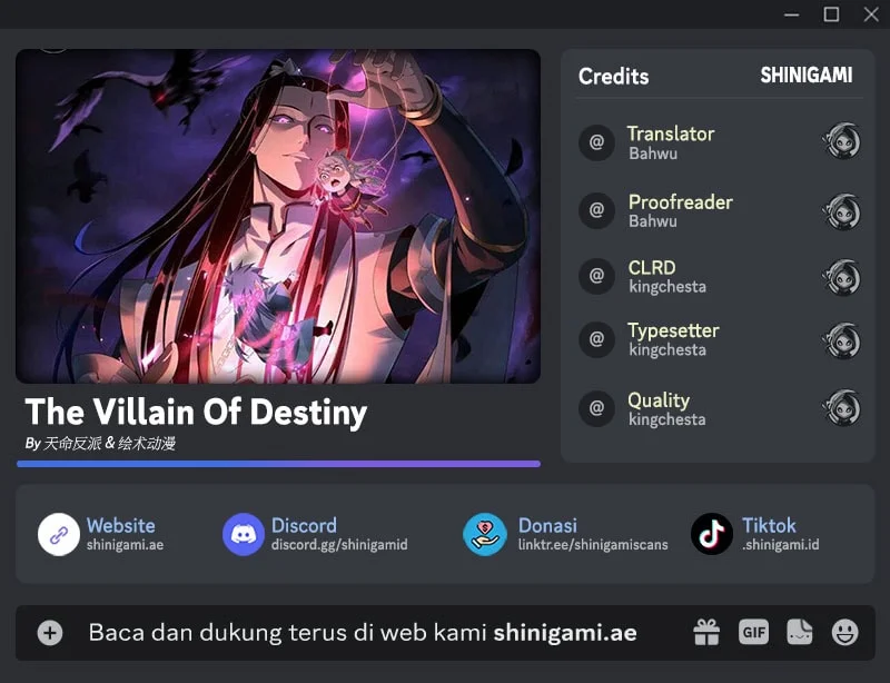 Komik The Villain Of Destiny Chapter 332 gambar 1