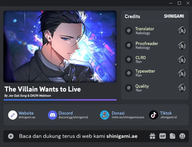 Komik The Villain Wants To Live Chapter 58 gambar 1