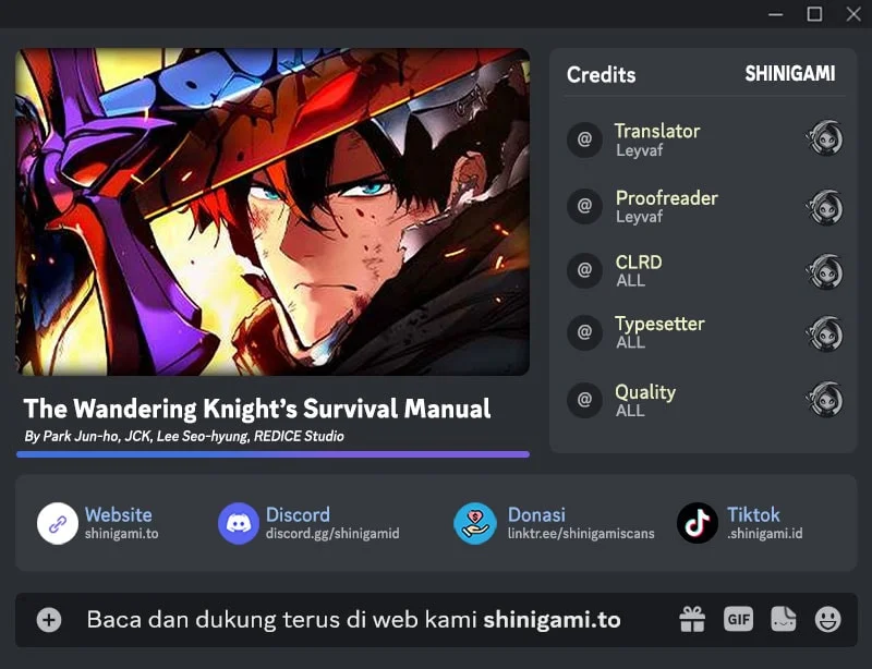 Komik The Wandering Knight's Survival Manual Chapter 42 gambar 1