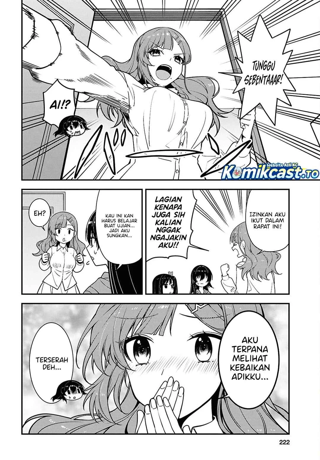 Tonari no Seki no Yankee Shimizu-san ga Kami o Kuroku Sometekita Chapter 20 Gambar 5