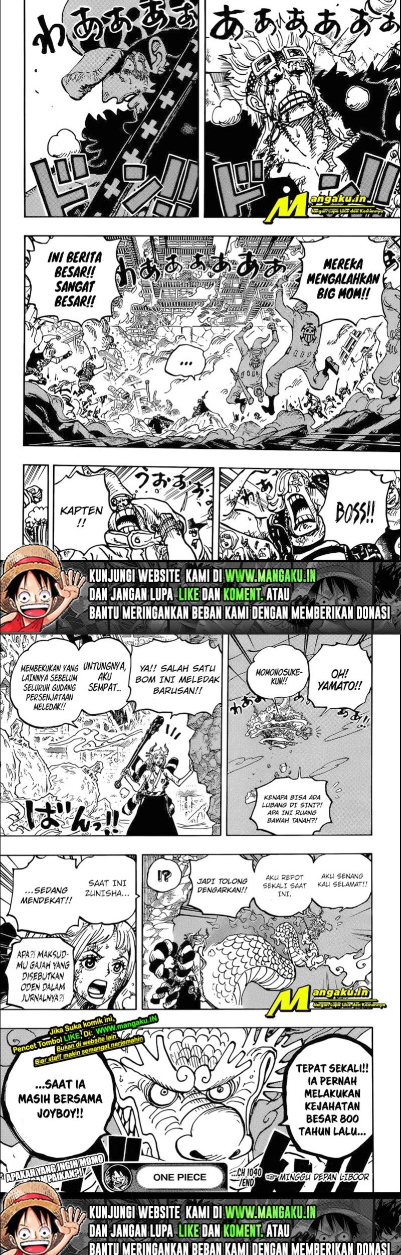 One Piece Chapter 1040 page 9